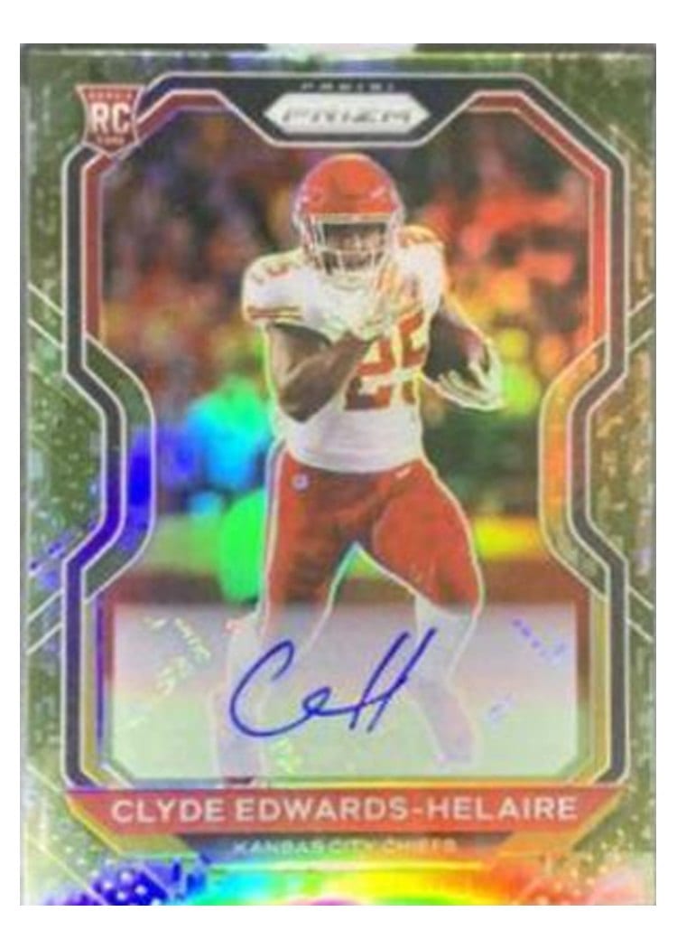 2020 Panini Prizm Clyde Edwards Helaire #328 card