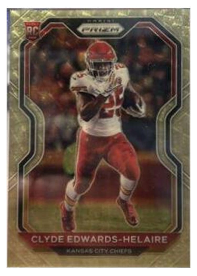 2020 Panini Prizm Clyde Edwards Helaire #328 card
