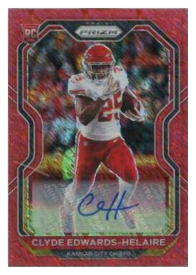 2020 Panini Prizm Clyde Edwards Helaire #328 card