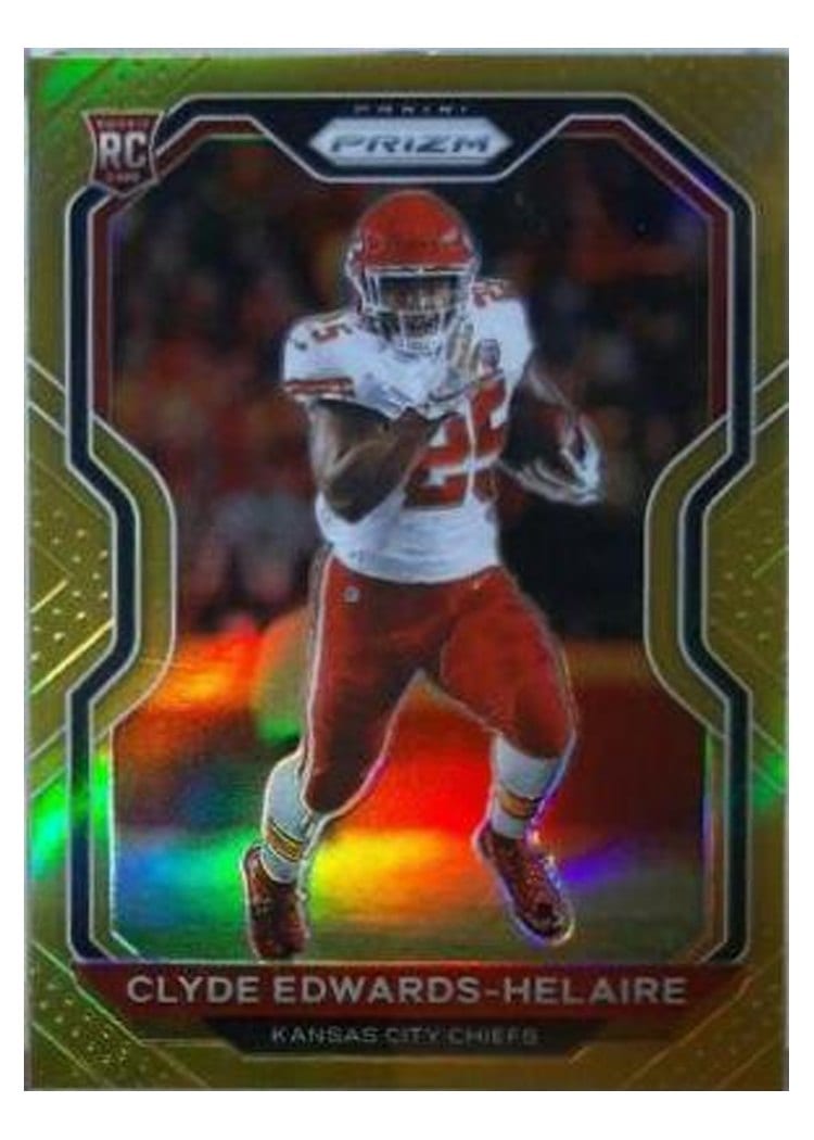 2020 Panini Prizm Clyde Edwards Helaire #328 card