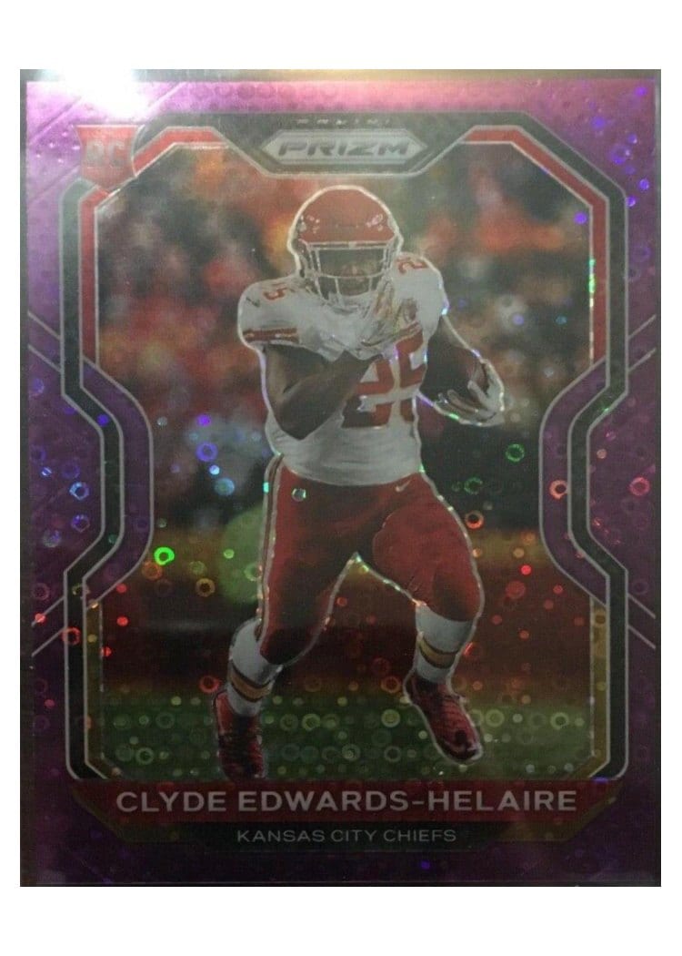 2020 Panini Prizm Clyde Edwards Helaire #328 card