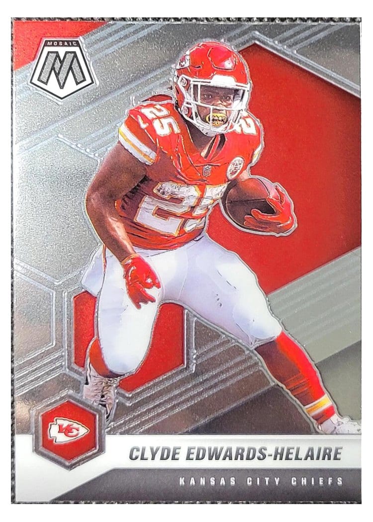 2021 Panini Mosaic Base Set Clyde Edwards-Helaire #6 card