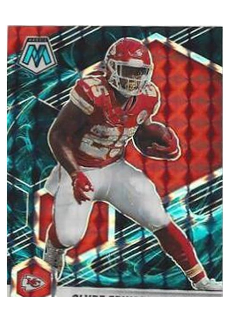 2021 Panini Mosaic Base Set Clyde Edwards-Helaire #6 card