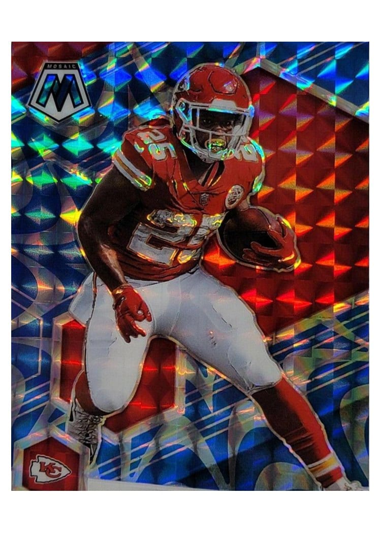 2021 Panini Mosaic Base Set Clyde Edwards-Helaire #6 card