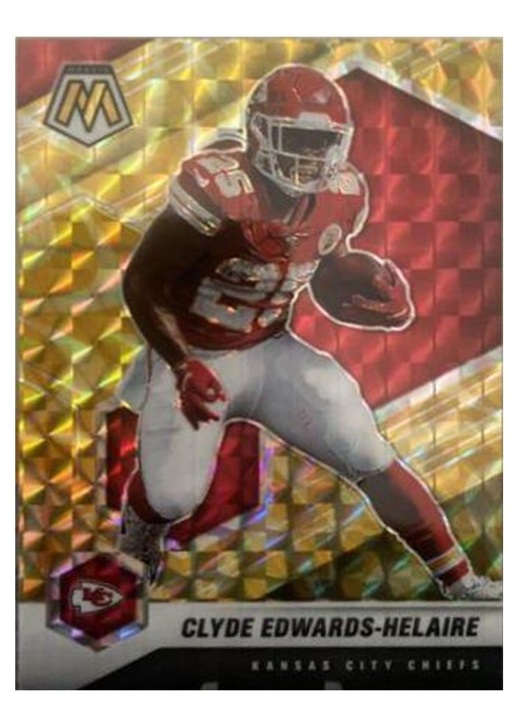 2021 Panini Mosaic Base Set Clyde Edwards-Helaire #6 card