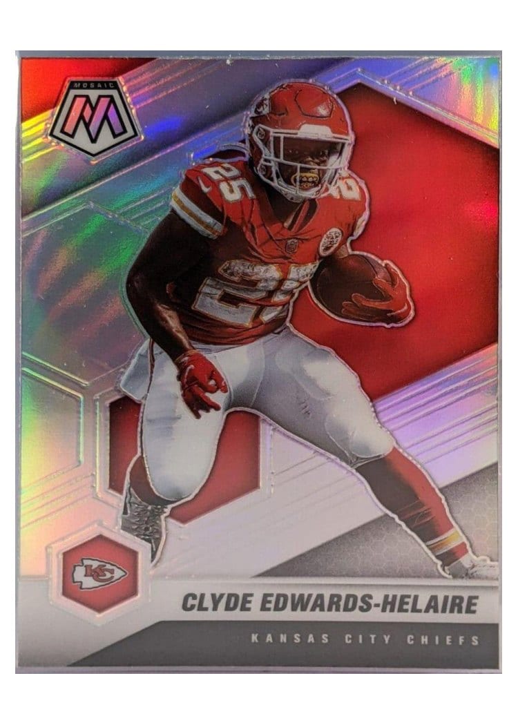 2021 Panini Mosaic Base Set Clyde Edwards-Helaire #6 card