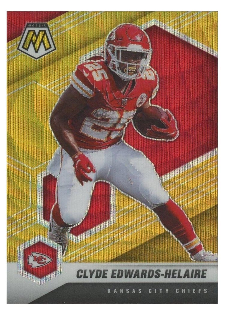 2021 Panini Mosaic Base Set Clyde Edwards-Helaire #6 card