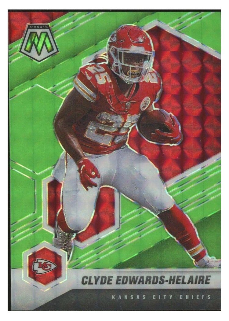 2021 Panini Mosaic Base Set Clyde Edwards-Helaire #6 card
