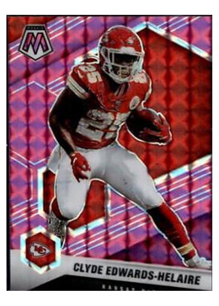 2021 Panini Mosaic Base Set Clyde Edwards-Helaire #6 card