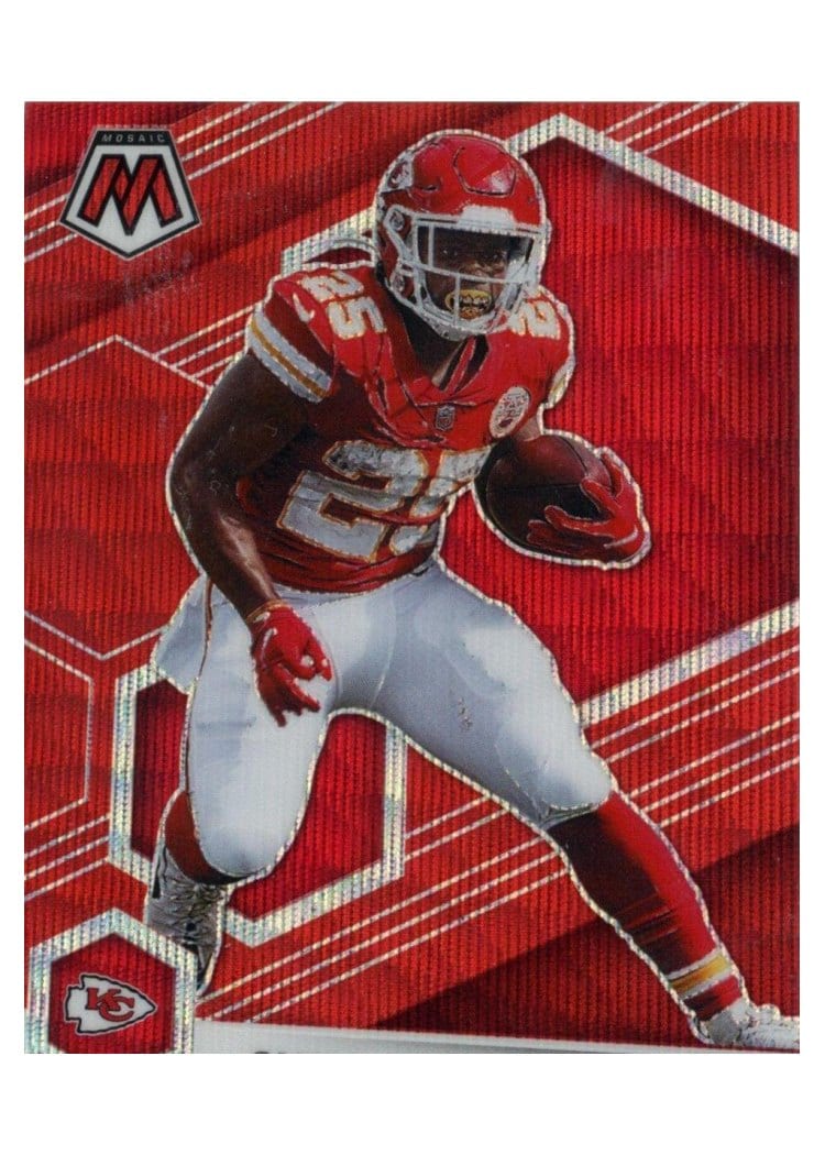 2021 Panini Mosaic Base Set Clyde Edwards-Helaire #6 card