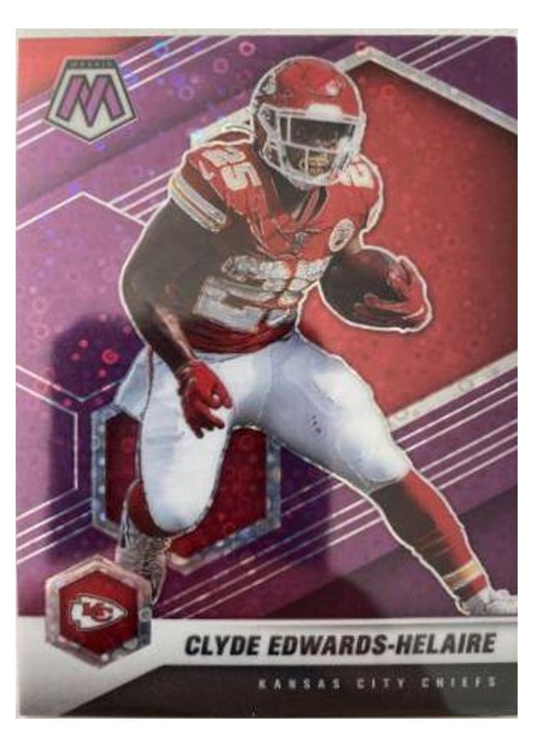 2021 Panini Mosaic Base Set Clyde Edwards-Helaire #6 card