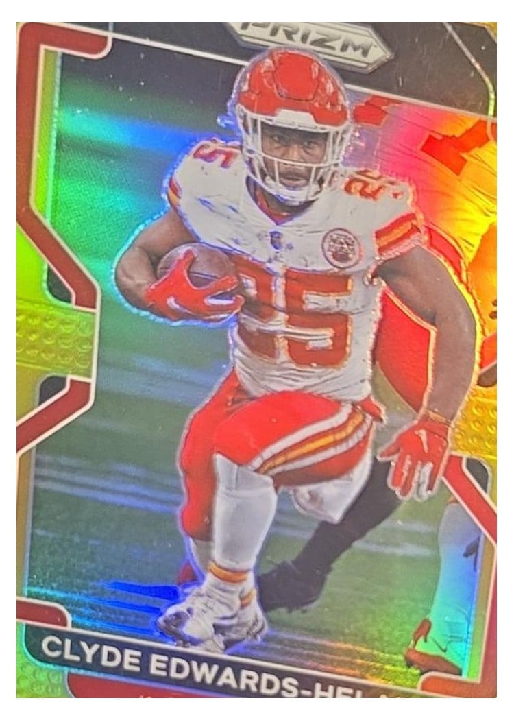 2021 Panini Prizm Base Set Clyde Edwards-Helaire #191 card