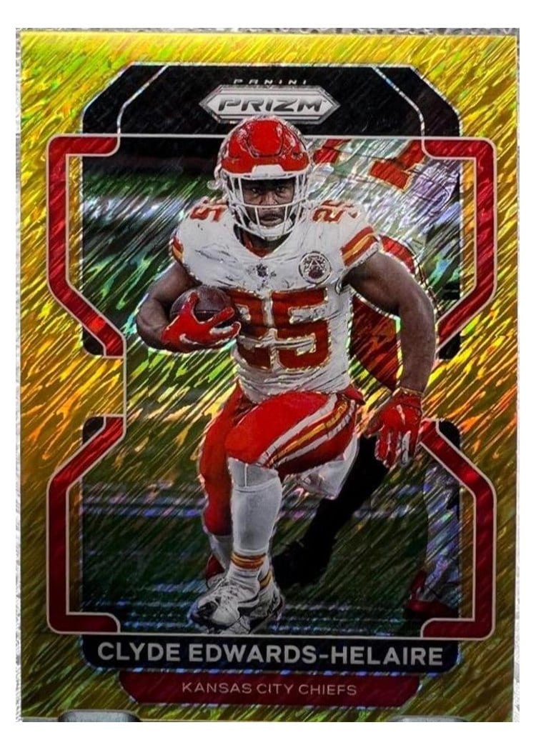 2021 Panini Prizm Base Set Clyde Edwards-Helaire #191 card