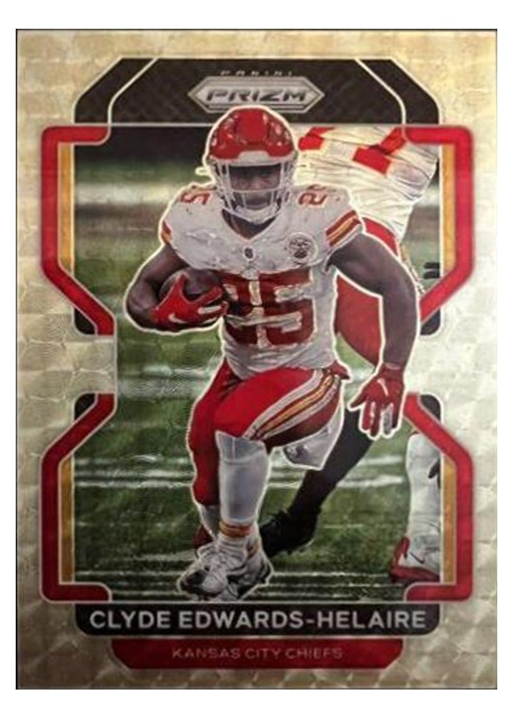 2021 Panini Prizm Base Set Clyde Edwards-Helaire #191 card