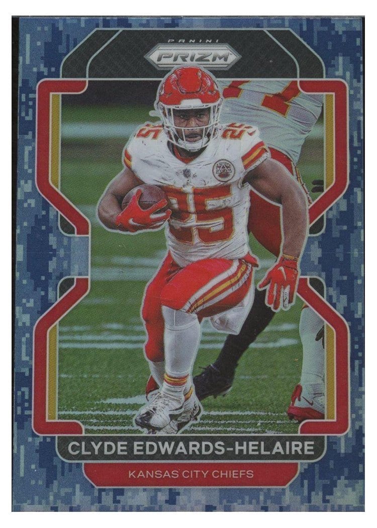 2021 Panini Prizm Base Set Clyde Edwards-Helaire #191 card