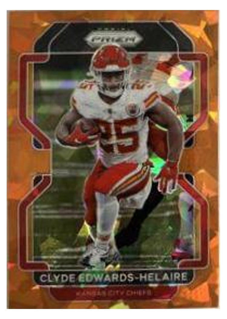 2021 Panini Prizm Base Set Clyde Edwards-Helaire #191 card
