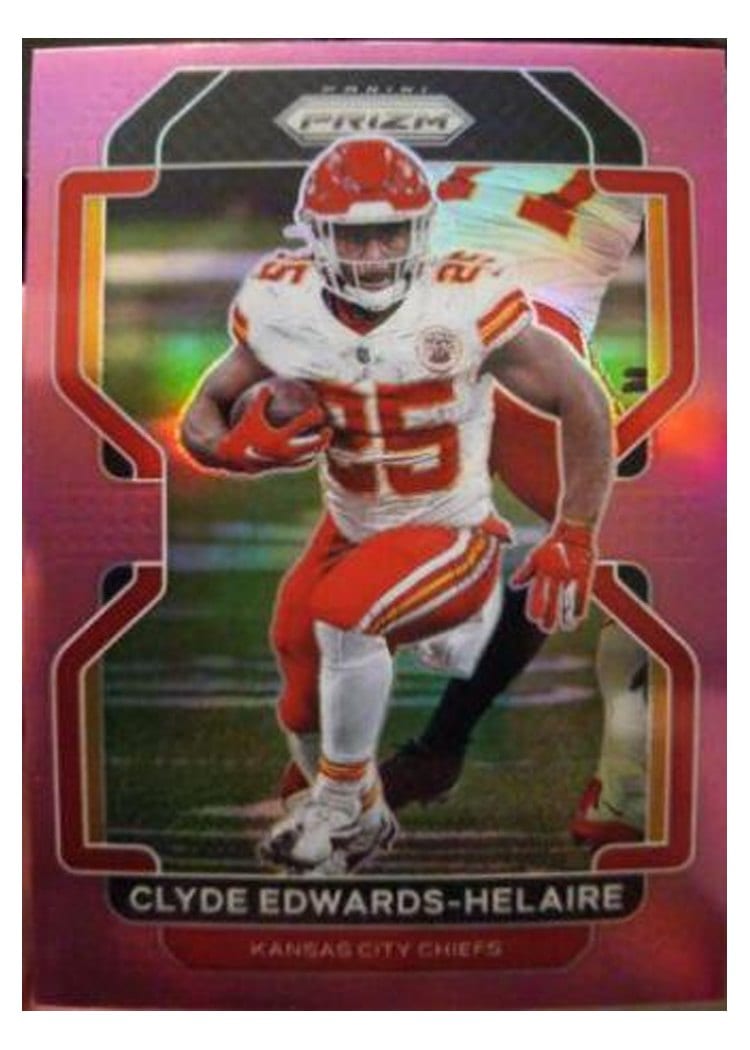 2021 Panini Prizm Base Set Clyde Edwards-Helaire #191 card