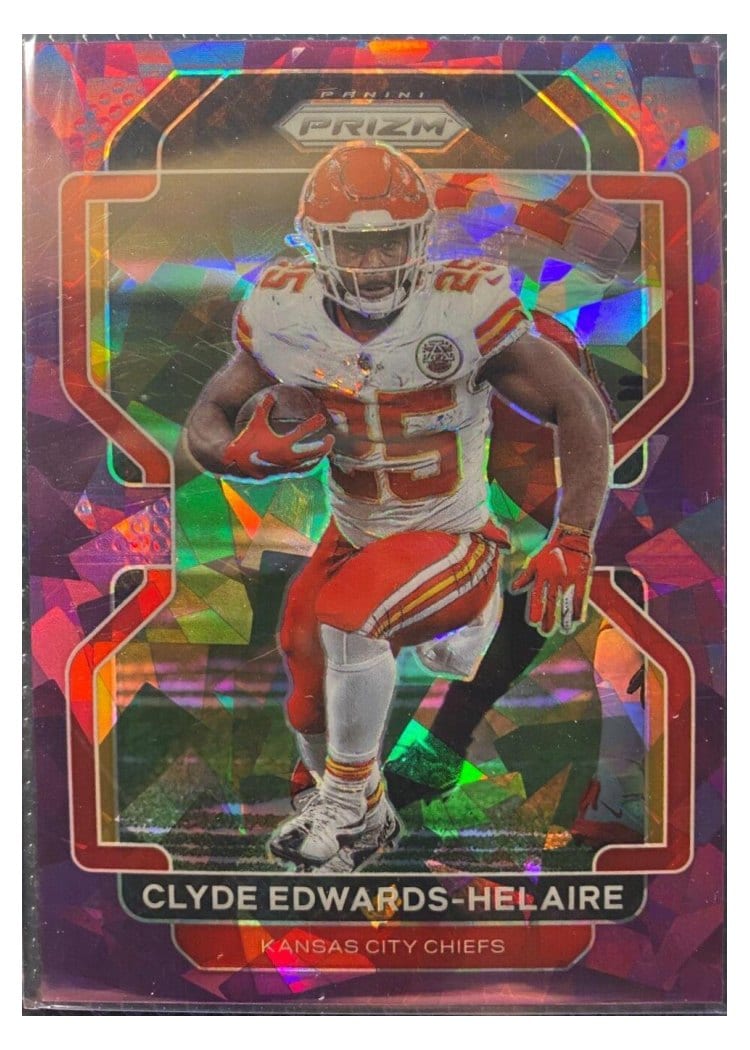 2021 Panini Prizm Base Set Clyde Edwards-Helaire #191 card