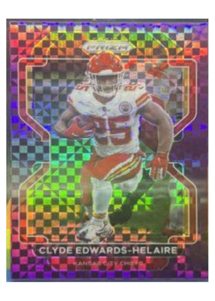 2021 Panini Prizm Base Set Clyde Edwards-Helaire #191 card