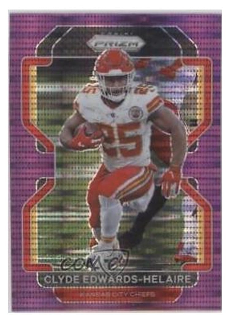 2021 Panini Prizm Base Set Clyde Edwards-Helaire #191 card