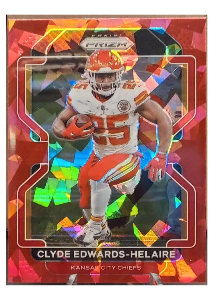 2021 Panini Prizm Base Set Clyde Edwards-Helaire #191 card