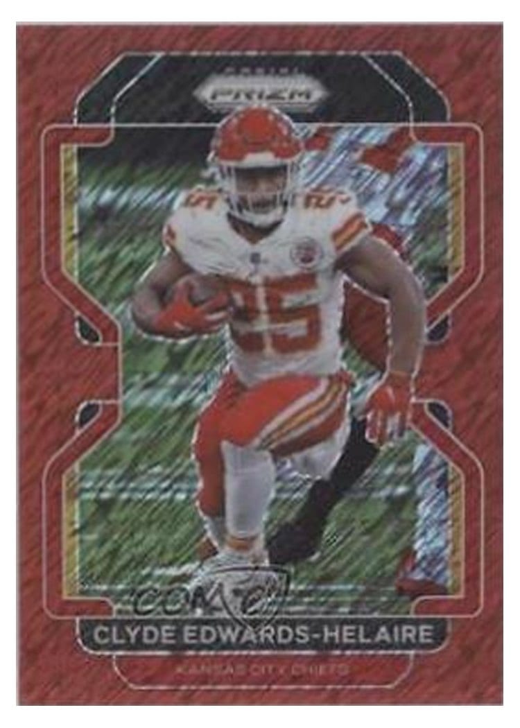 2021 Panini Prizm Base Set Clyde Edwards-Helaire #191 card