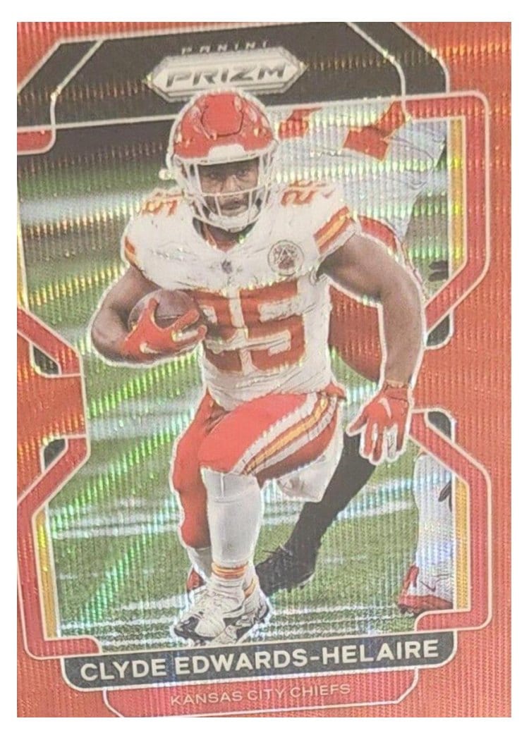 2021 Panini Prizm Base Set Clyde Edwards-Helaire #191 card