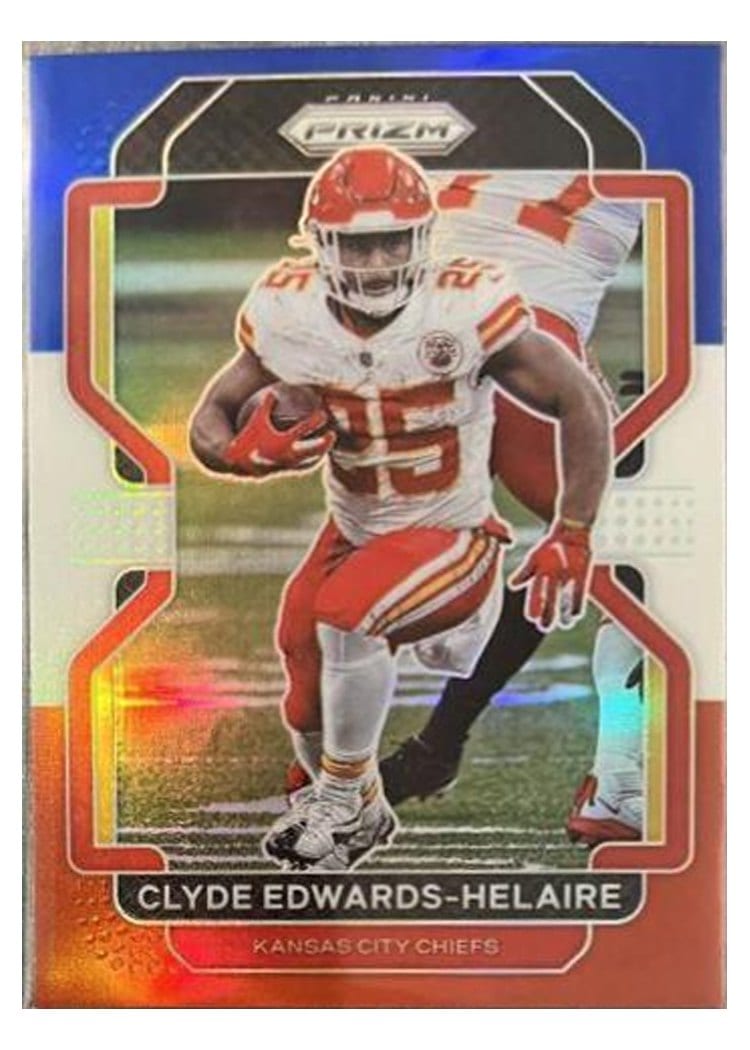 2021 Panini Prizm Base Set Clyde Edwards-Helaire #191 card