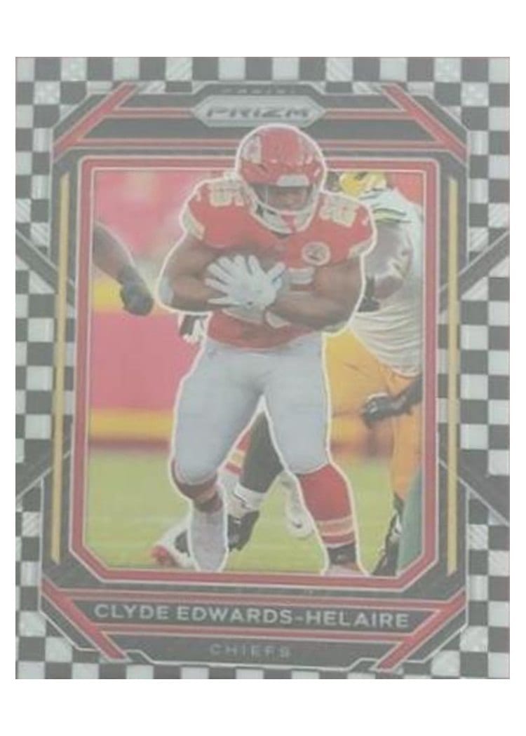 2022 Panini Prizm Base Set Clyde Edwards-Helaire #140 card