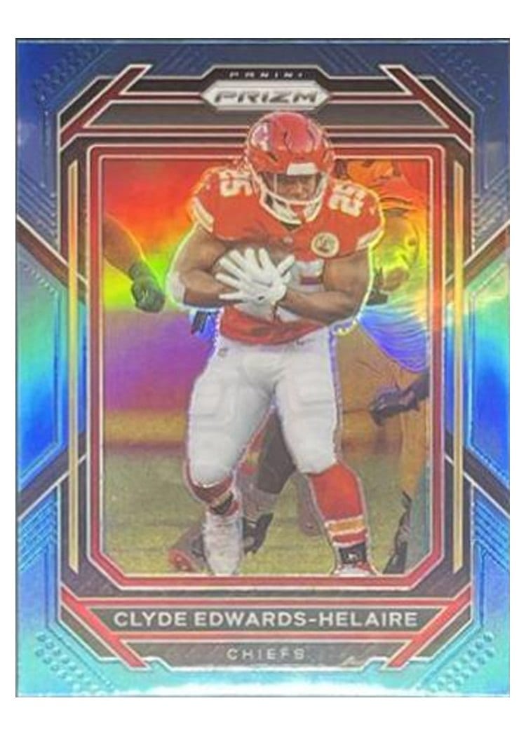 2022 Panini Prizm Base Set Clyde Edwards-Helaire #140 card