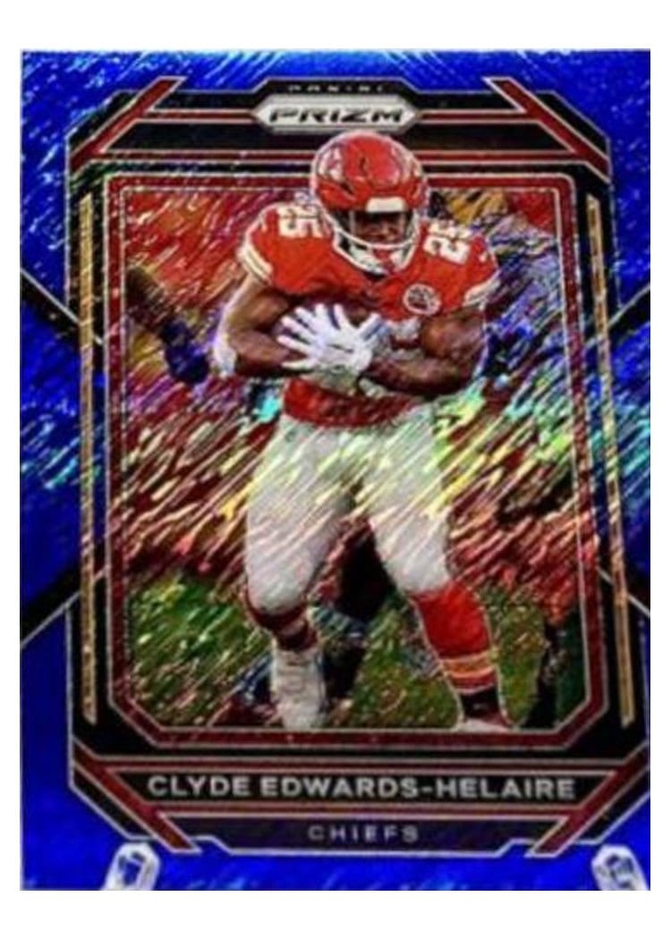 2022 Panini Prizm Base Set Clyde Edwards-Helaire #140 card