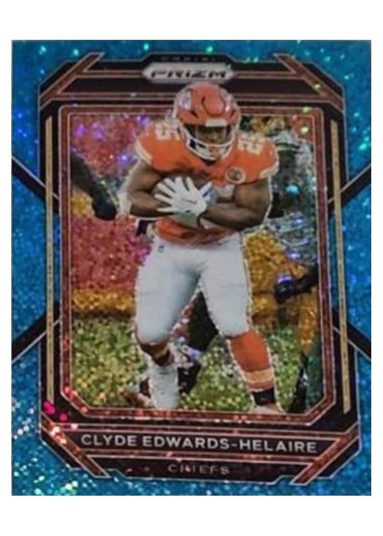 2022 Panini Prizm Base Set Clyde Edwards-Helaire #140 card