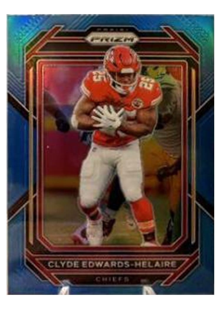 2022 Panini Prizm Base Set Clyde Edwards-Helaire #140 card