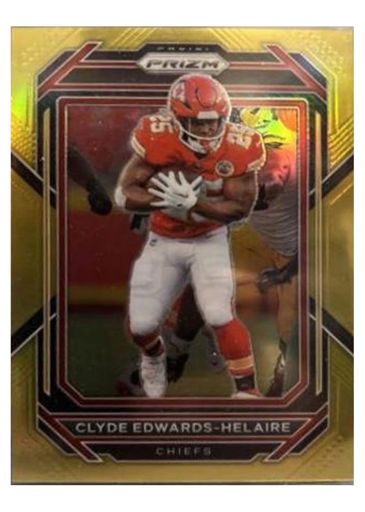 2022 Panini Prizm Base Set Clyde Edwards-Helaire #140 card