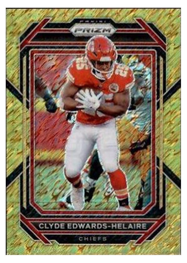 2022 Panini Prizm Base Set Clyde Edwards-Helaire #140 card