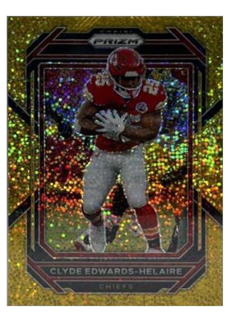 2022 Panini Prizm Base Set Clyde Edwards-Helaire #140 card