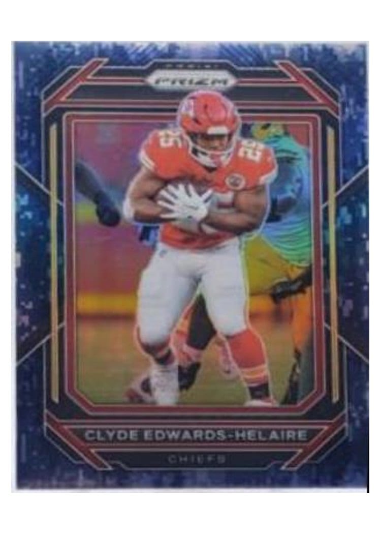 2022 Panini Prizm Base Set Clyde Edwards-Helaire #140 card