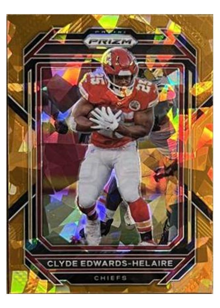 2022 Panini Prizm Base Set Clyde Edwards-Helaire #140 card