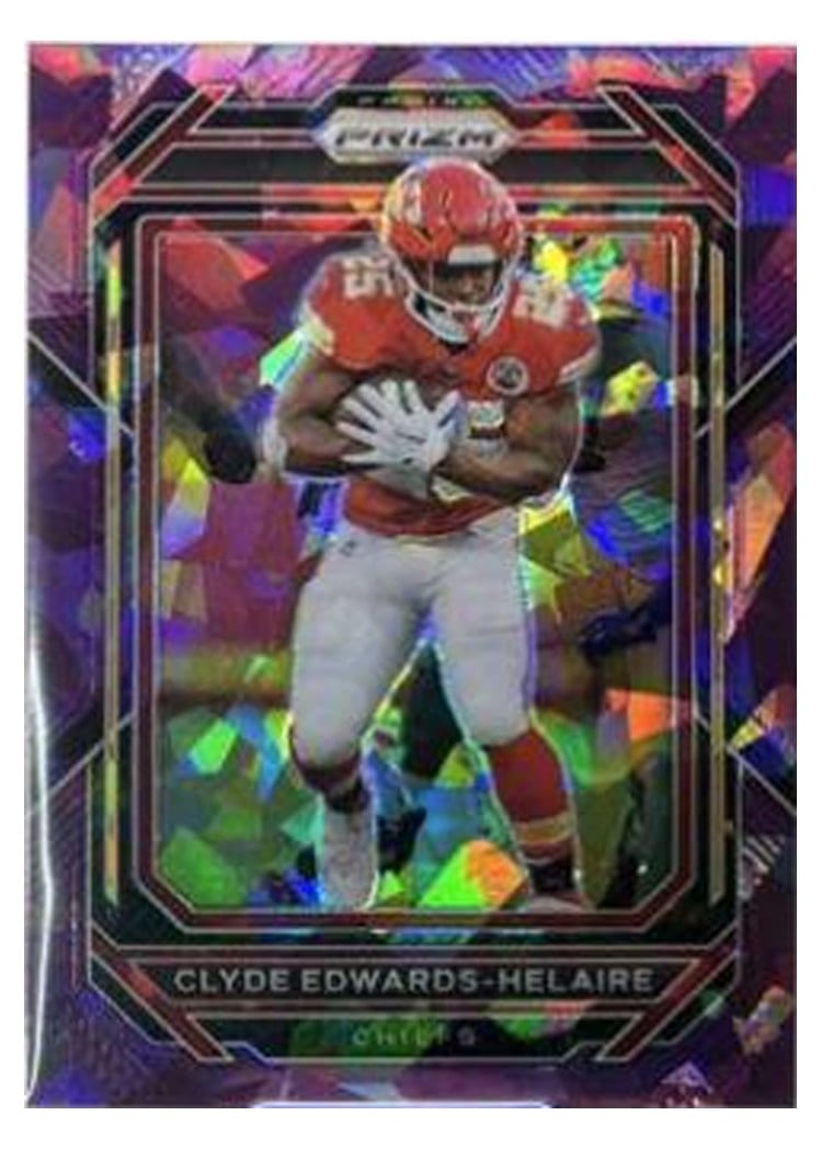 2022 Panini Prizm Base Set Clyde Edwards-Helaire #140 card