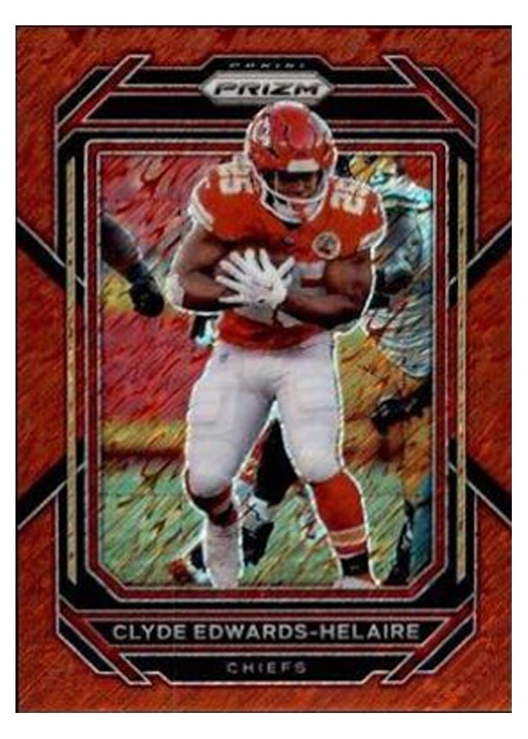 2022 Panini Prizm Base Set Clyde Edwards-Helaire #140 card