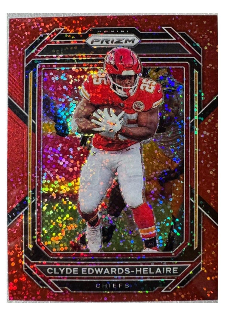 2022 Panini Prizm Base Set Clyde Edwards-Helaire #140 card