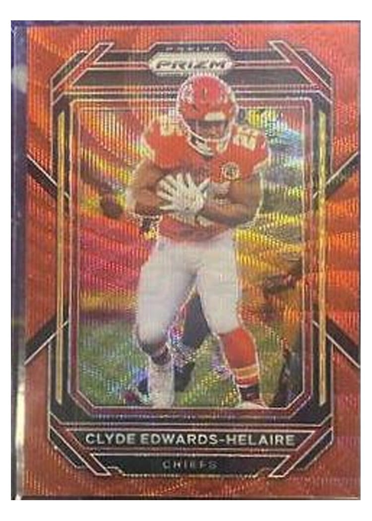 2022 Panini Prizm Base Set Clyde Edwards-Helaire #140 card