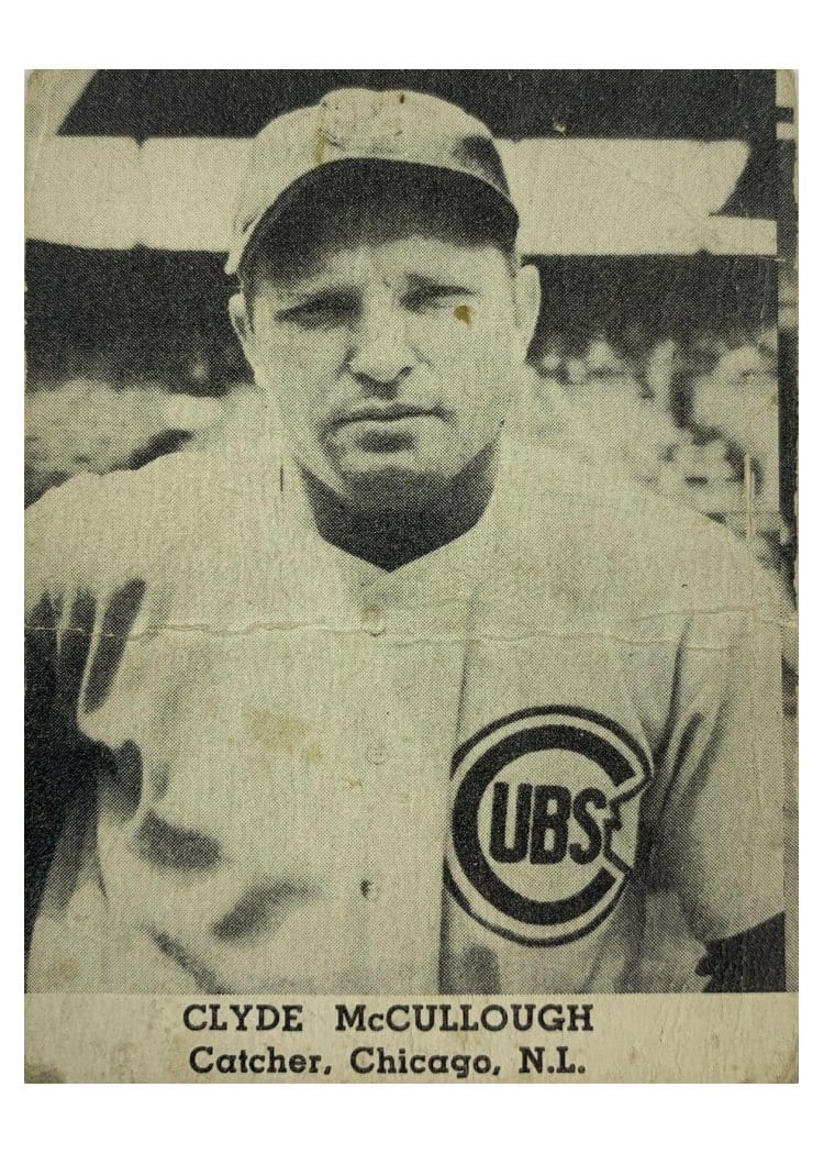 1947 Tip Top Bread Clyde McCullough card