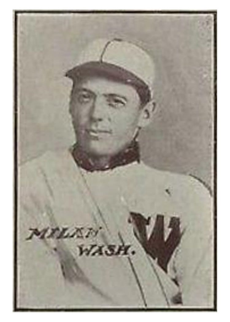 1913 Tom Barker Game Clyde Milan card