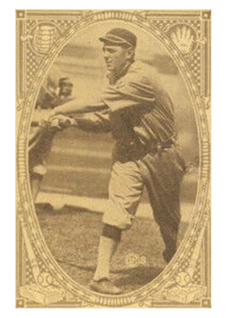 1922 E120 American Caramel Clyde Milan card