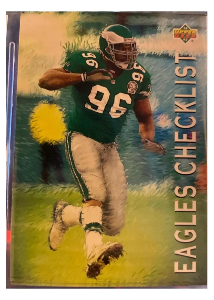 1993 Upper Deck Clyde Simmons #75 card