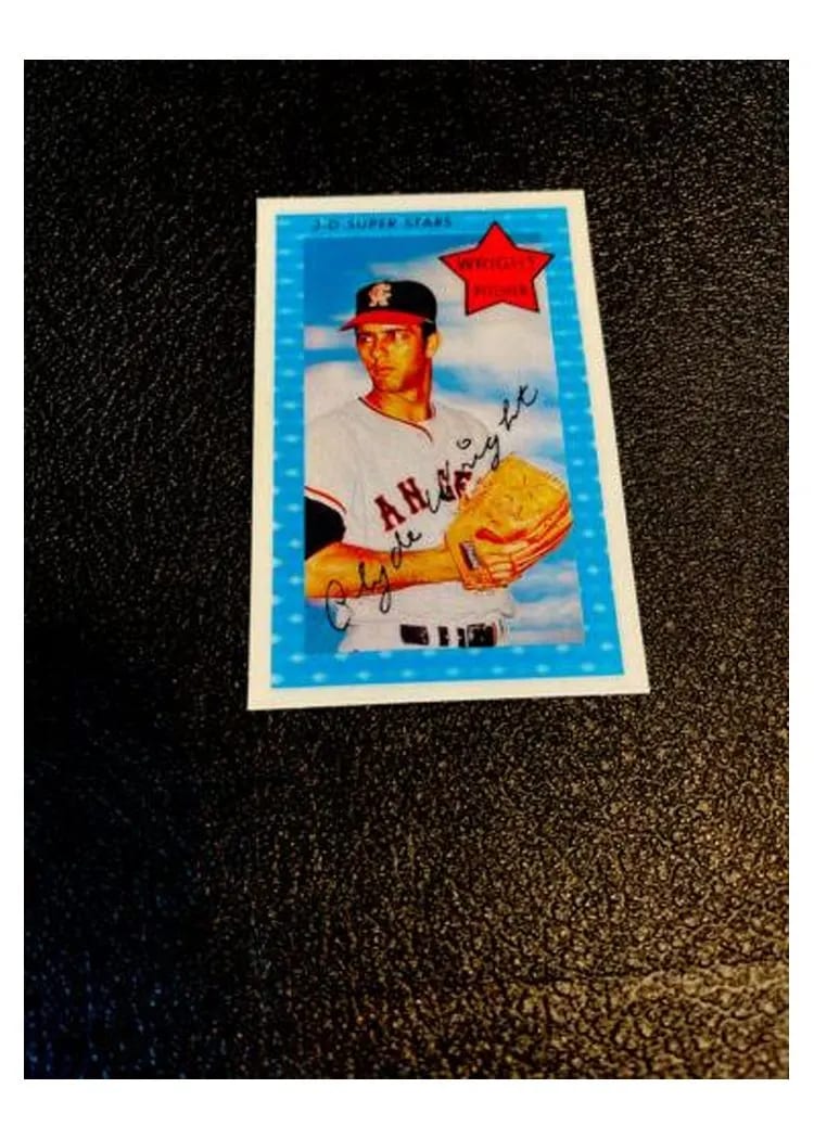 1971 Kellogg's Clyde Wright #28 card