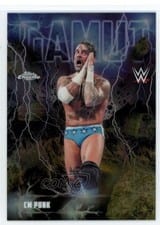 2026 Topps Chrome WWE Gamut CM Punk #GAM-5 card