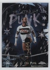 2026 Topps Chrome WWE Platinum Punk CM Punk #PLP-11 card