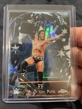 2026 Topps Chrome WWE Platinum Punk CM Punk #PLP-3 card